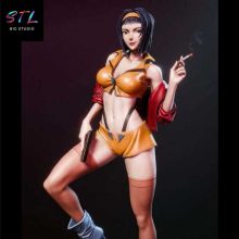 Faye Valentine STL - Cowboy Bebop - 3D Printing Figure