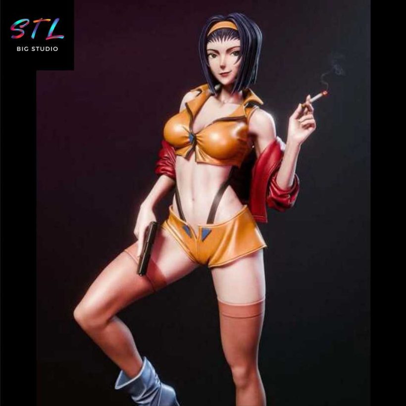 Faye Valentine STL - Cowboy Bebop - 3D Printing Figure