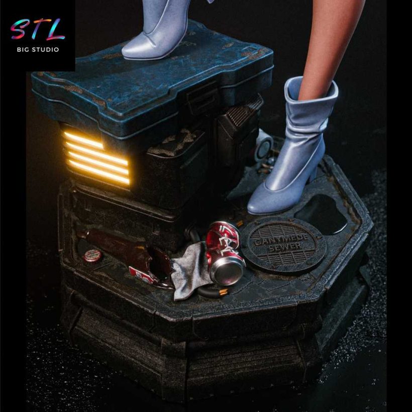 Faye Valentine STL - Cowboy Bebop - 3D Printing Figure