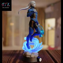 Saint Walker STL - Blue Lantern - 3D Printing Figure