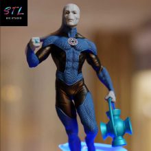 Saint Walker STL - Blue Lantern - 3D Printing Figure