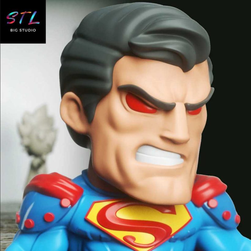 Superman Death Metal Chibi STL - DC Comics - 3D Printing Figure