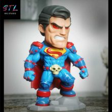 Superman Death Metal Chibi STL - DC Comics - 3D Printing Figure