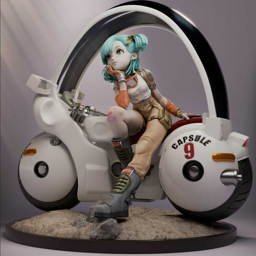 Bulma from Dragon Ball - STL 3D Print Files