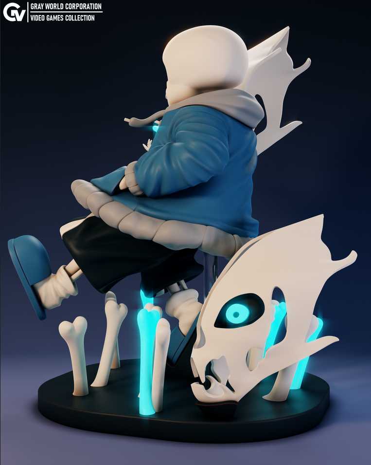 Sans Gaster Halloween - STL 3D Print Files