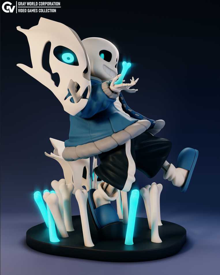 Sans Gaster Halloween - STL 3D Print Files