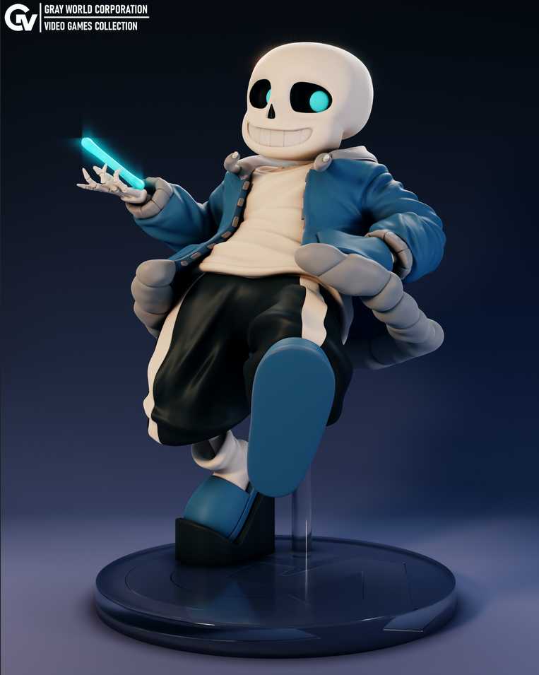 Sans Gaster Halloween - STL 3D Print Files
