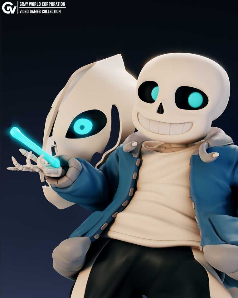Sans Gaster Halloween - STL 3D Print Files