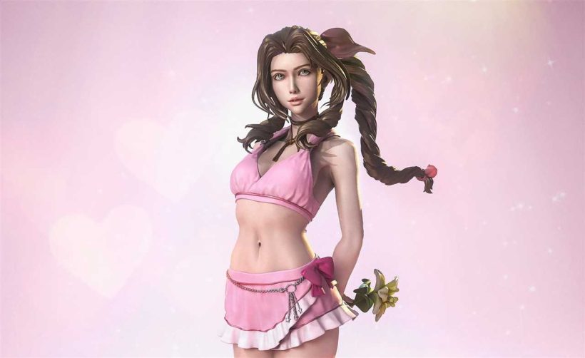 Aerith Tifa Diorama full sfw nsfw - STL - STL 3D print files