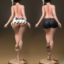 Aerith Tifa Diorama full sfw nsfw - STL - STL 3D print files