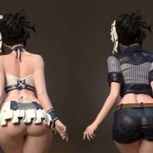 Aerith Tifa Diorama full sfw nsfw - STL - STL 3D print files