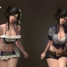 Aerith Tifa Diorama full sfw nsfw - STL - STL 3D print files