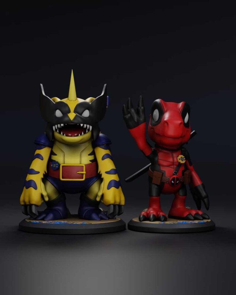 Agupool and Gaburine - STL 3D print files
