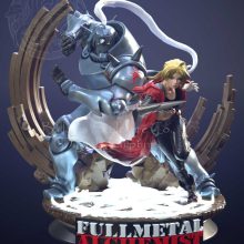Alphonse And Edward Elric Female - STL 3D print files