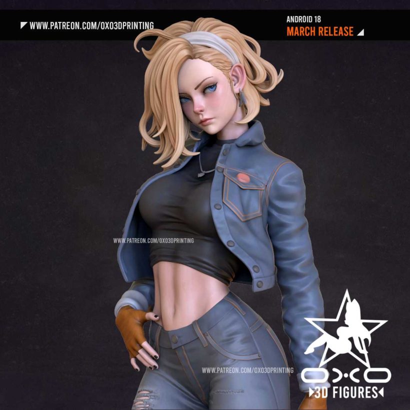Android 18 Sexy - STL 3D print files