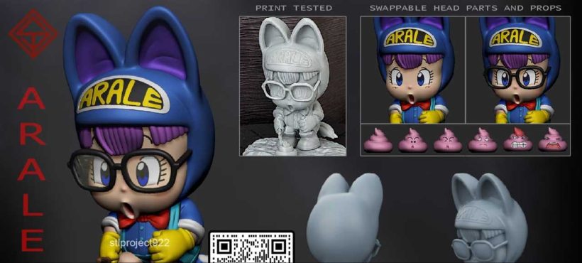 Arale - STL 3D print files