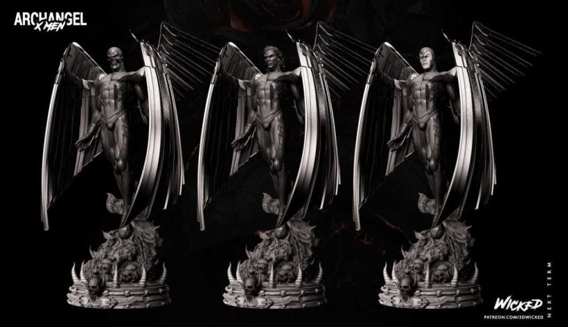 Archangel Statue - STL 3D print files