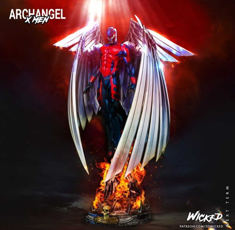 Archangel Statue - STL 3D print files