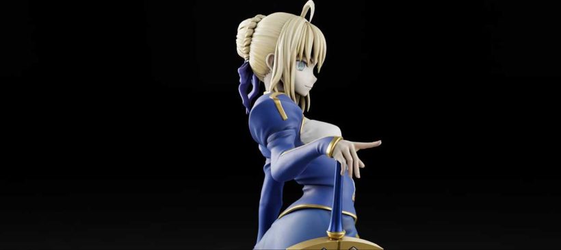 Artoria Pendragon Fate - nsfw sfw STL - STL 3D print files