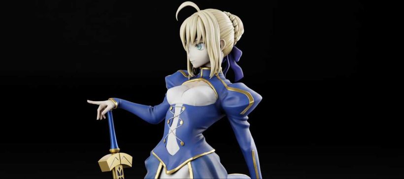 Artoria Pendragon Fate - nsfw sfw STL - STL 3D print files
