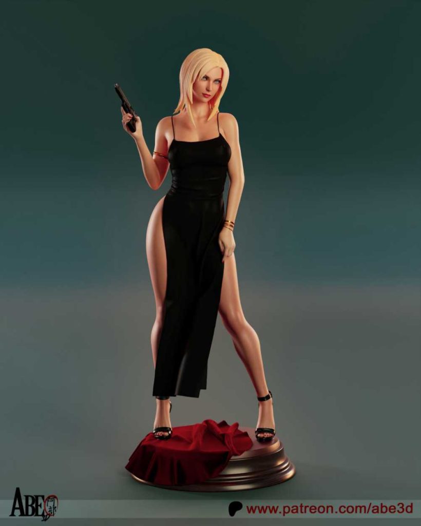 Aya Brea - STL 3D print files