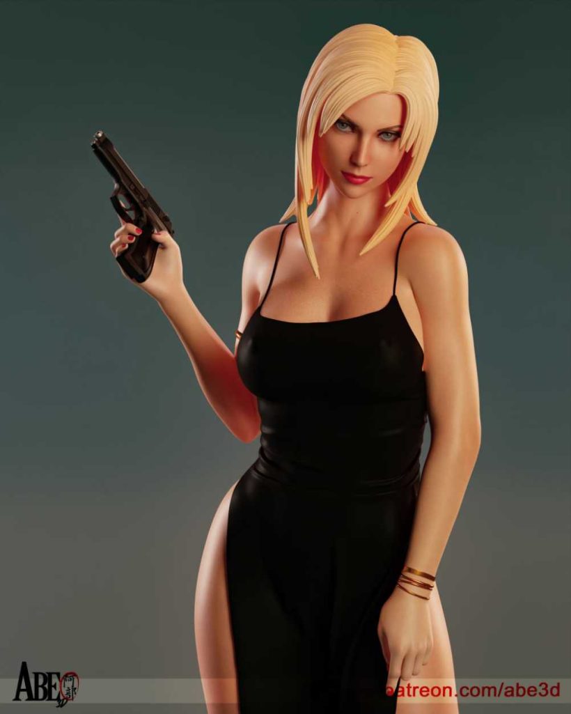Aya Brea - STL 3D print files