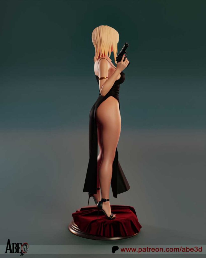 Aya Brea - STL 3D print files