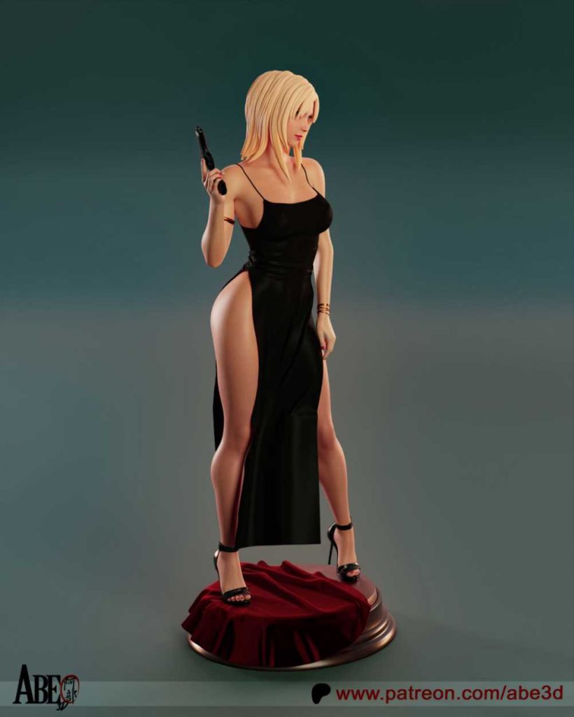 Aya Brea - STL 3D print files