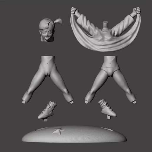 Bulma Flashes Master Roshi - STL 3D print files