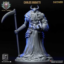 Carlos Bugatti - STL 3D print files