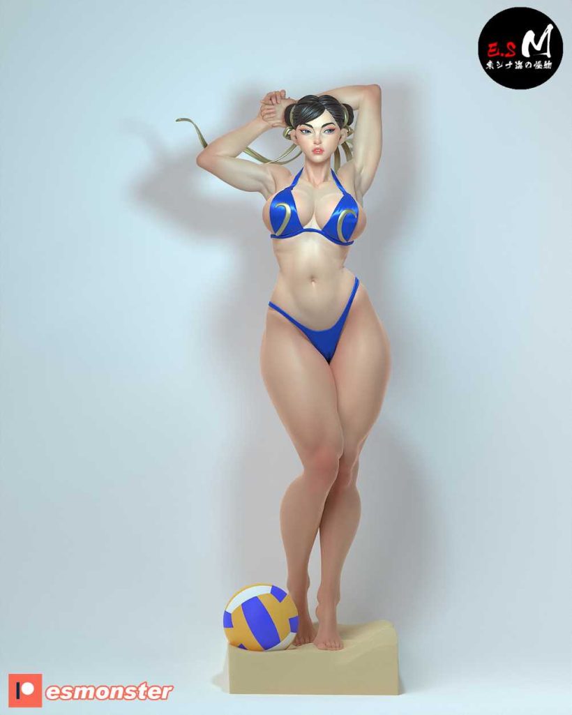 Chun Li Standard Nsfw 3D Printable - STL 3D print files