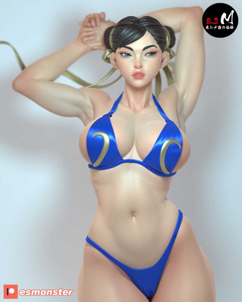 Chun Li Standard Nsfw 3D Printable - STL 3D print files