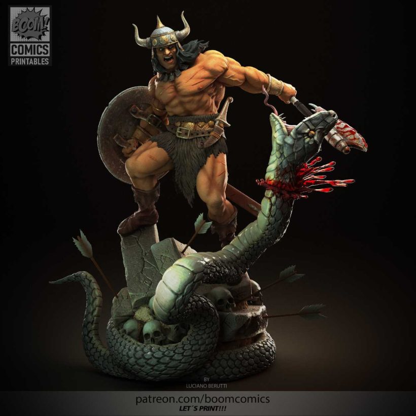 Conan Superhero - STL 3D print files