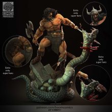 Conan Superhero - STL 3D print files