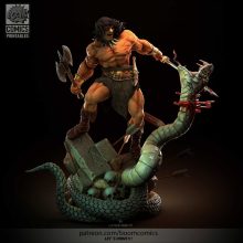 Conan Superhero - STL 3D print files