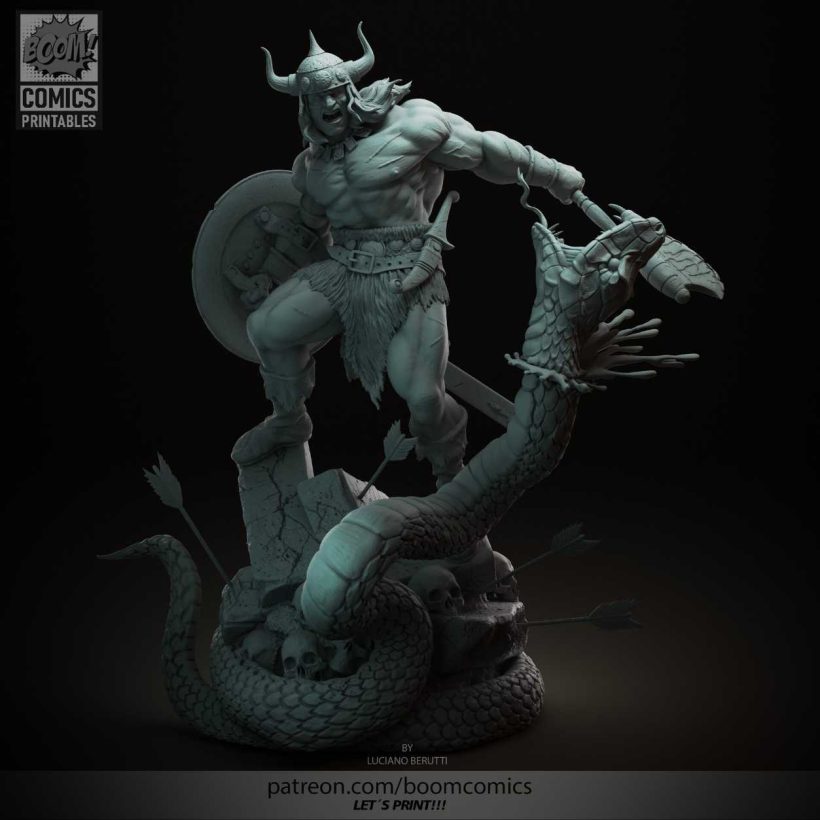 Conan Superhero - STL 3D print files