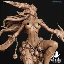 Crimson Daemoness - sfw - nsfw - STL - STL 3D print files
