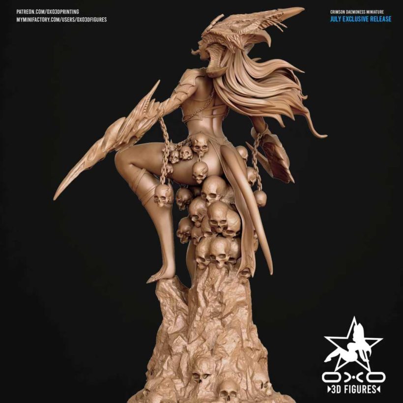 Crimson Daemoness - sfw - nsfw - STL - STL 3D print files