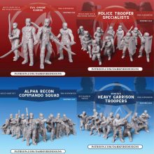 Dark Fire Designs Police Troopers Sith Guard Commandos