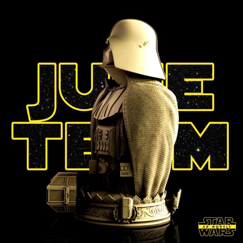 Darth Vader Bust Star Wars Verified - STL 3D print files