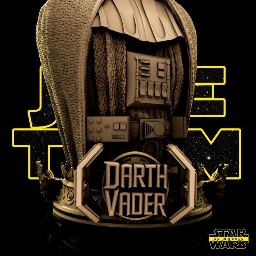 Darth Vader Bust Star Wars Verified - STL 3D print files