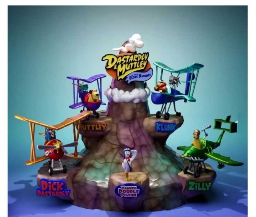Dick Dastardly & Muttley in their Flying Machines - STL 3D print files