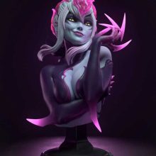 Evelynn Busto League Of Legend - STL 3D print files
