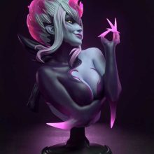 Evelynn Busto League Of Legend - STL 3D print files