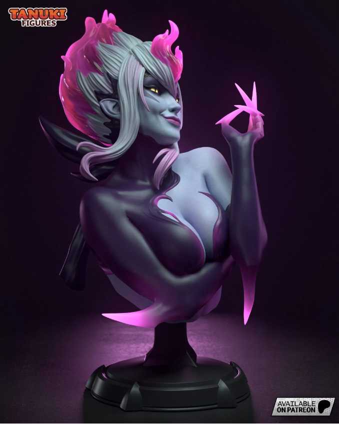 Evelynn Busto League Of Legend - STL 3D print files