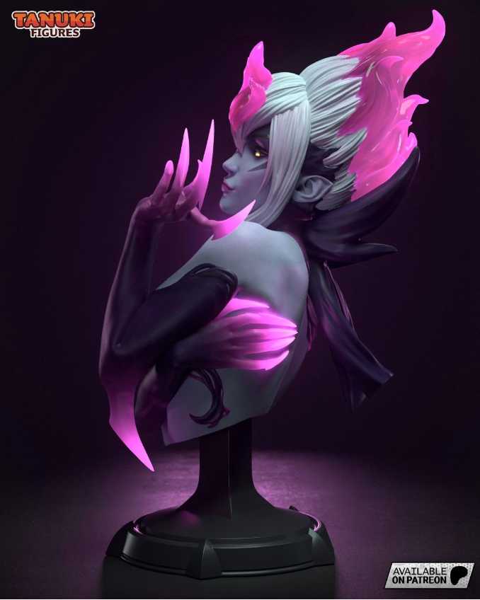 Evelynn Busto League Of Legend - STL 3D print files