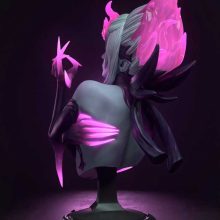 Evelynn Busto League Of Legend - STL 3D print files