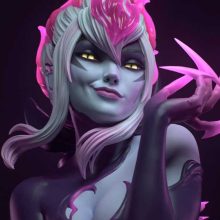 Evelynn Busto League Of Legend - STL 3D print files