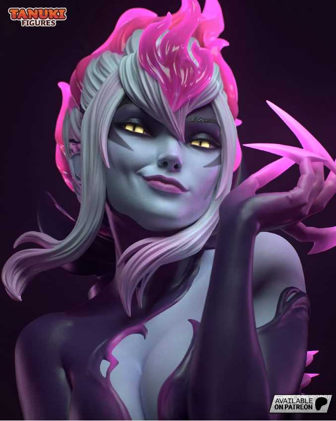 Evelynn Busto League Of Legend - STL 3D print files