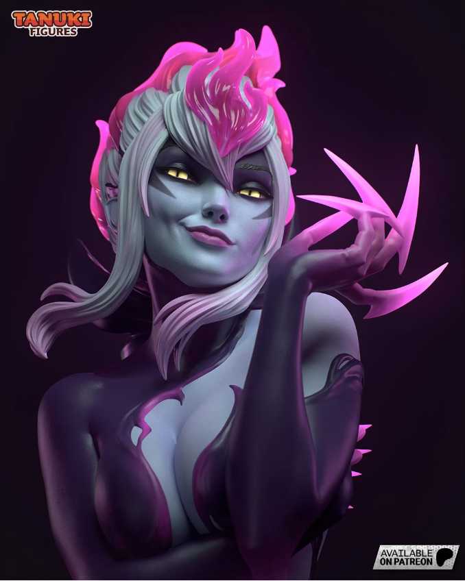 Evelynn Busto League Of Legend - STL 3D print files